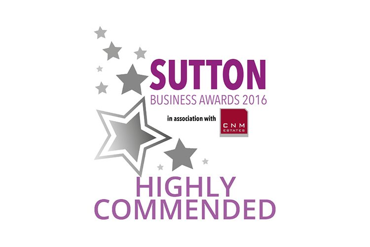 Sutton Business Awards 2016 - Highly Commended